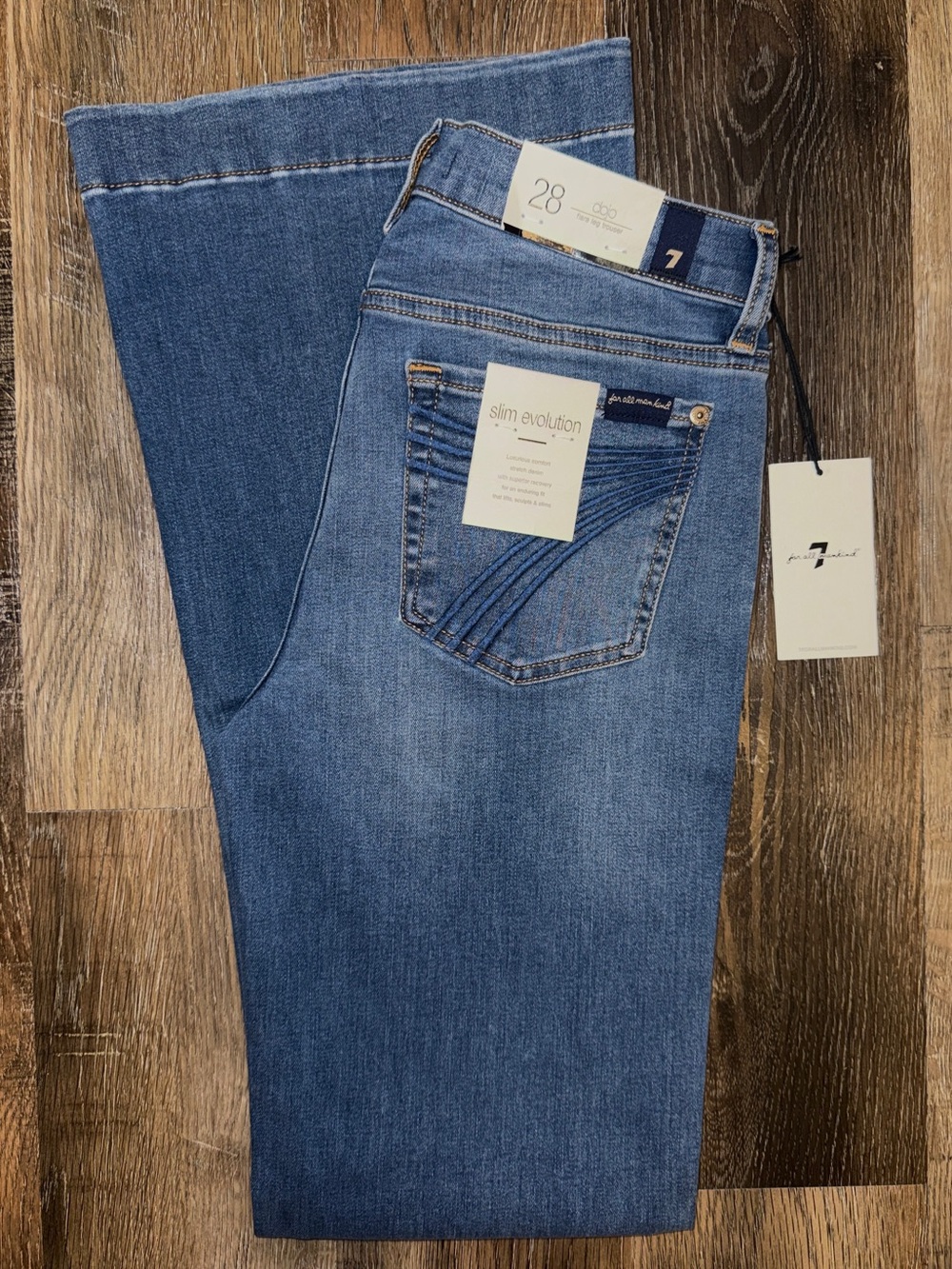 NWT 7 For All Mankind Dojo Jeans 7FAMK